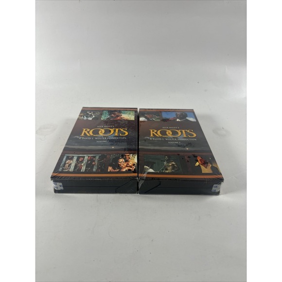Roots Alex Haley VHS Vol 1 & 2 Sealed David L Wolper Production Classic - Picture 4 of 11